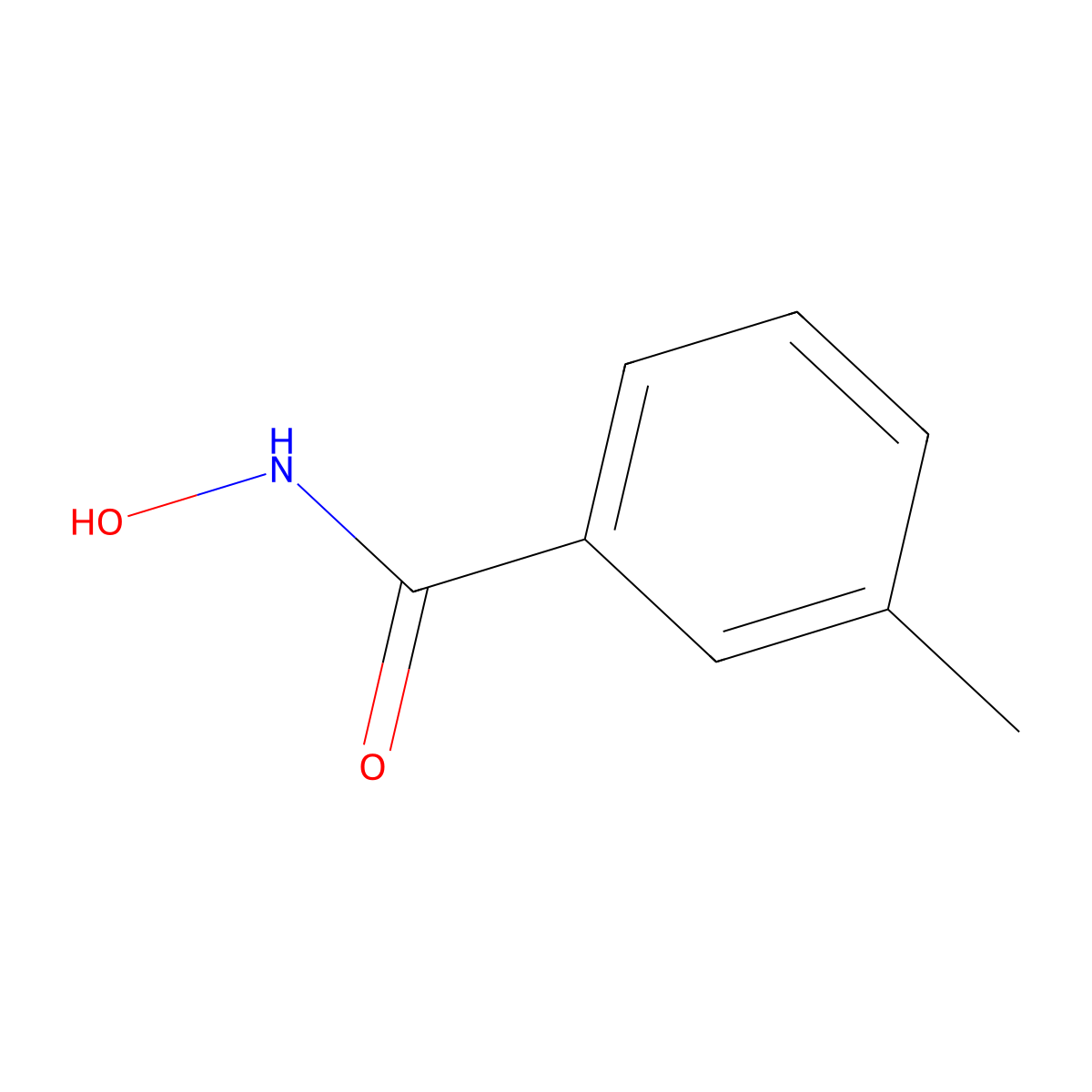 N-hydroxy-3-methylbenzamide molecular structure, CAS 10335-81-6