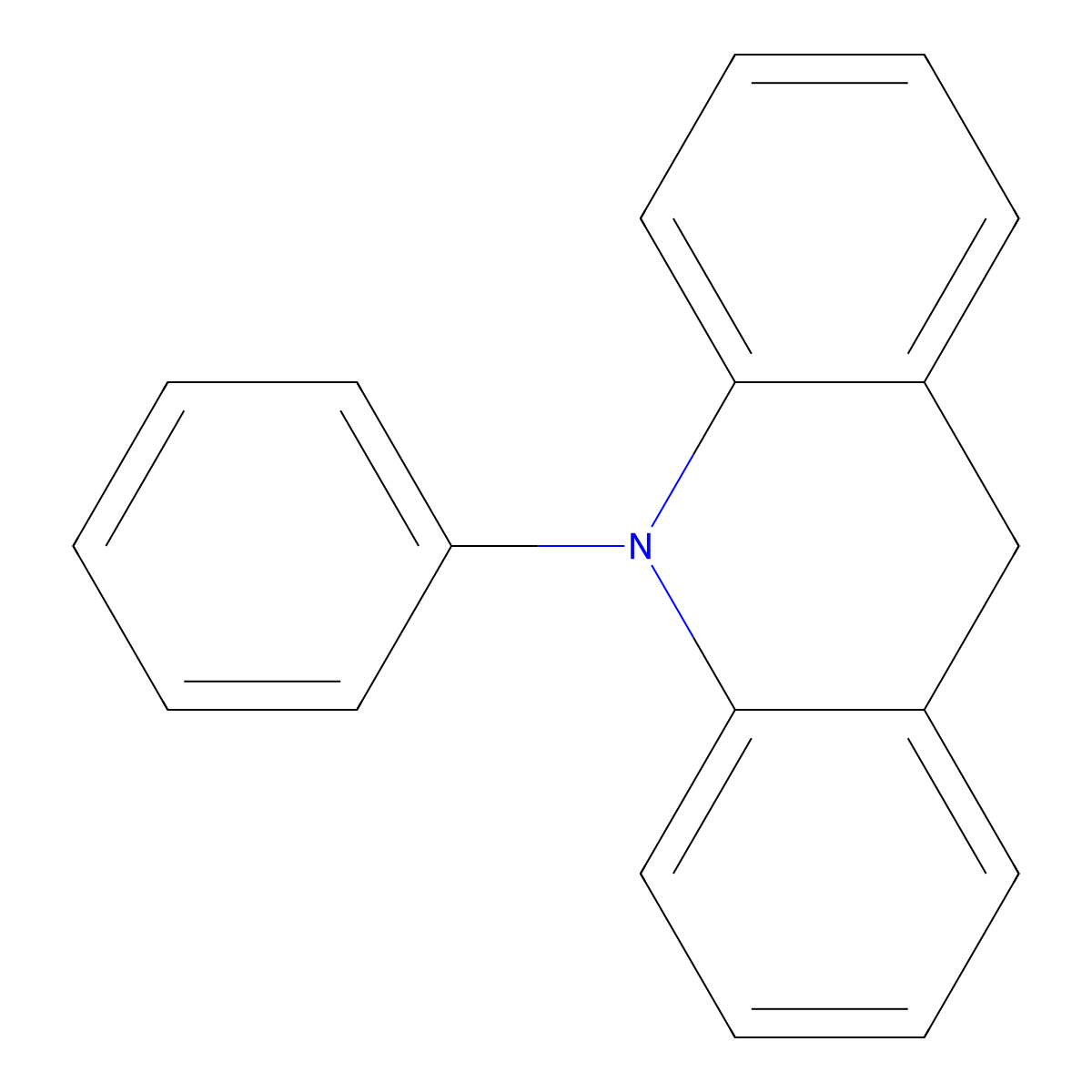 9,10-Dihydro-10-phenylacridine molecular structure, CAS 10336-24-0