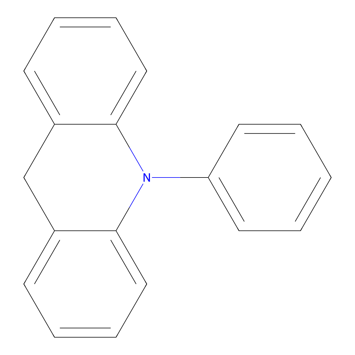 9,10-Dihydro-10-phenylacridine molecular structure, CAS 10336-24-0