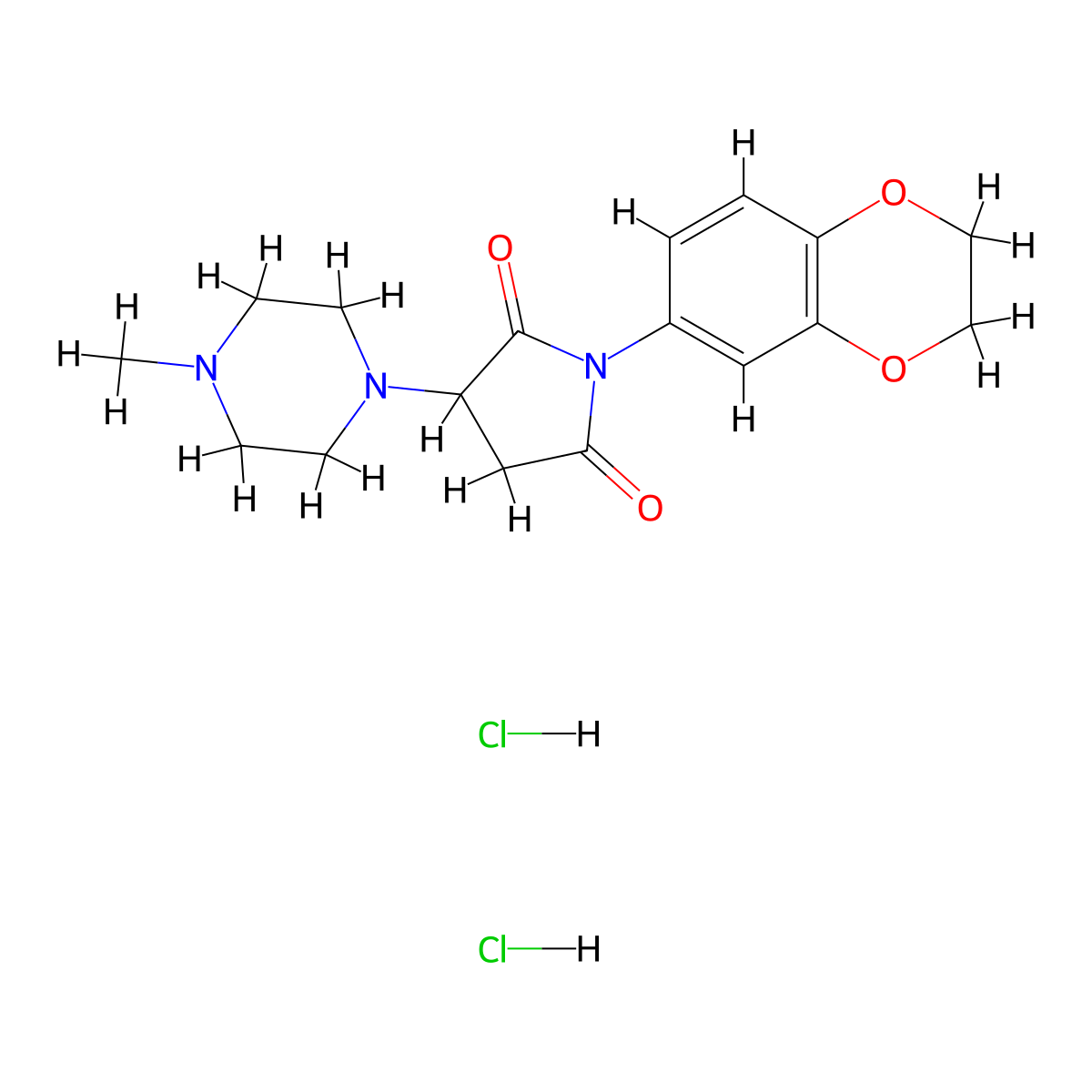 C17H23Cl2N3O4 molecular structure, CAS 1033600-79-1