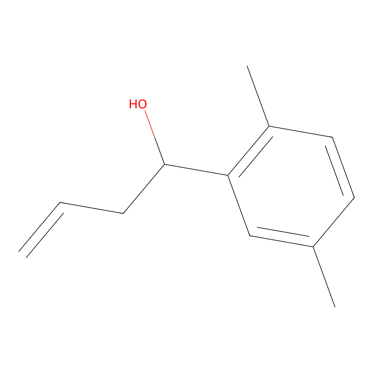 4-(2,5-Dimethylphenyl)-1-buten-4-ol molecular structure, CAS 1033605-53-6
