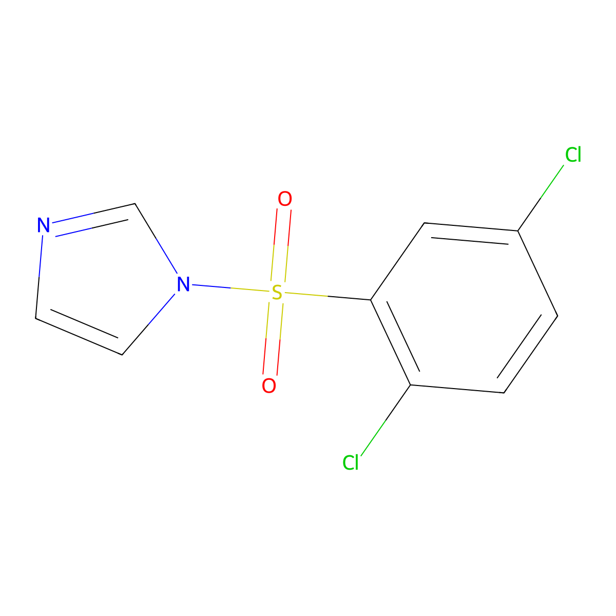 1-(2,5-Dichlorophenyl)sulfonylimidazole molecular structure, CAS 103362-19-2