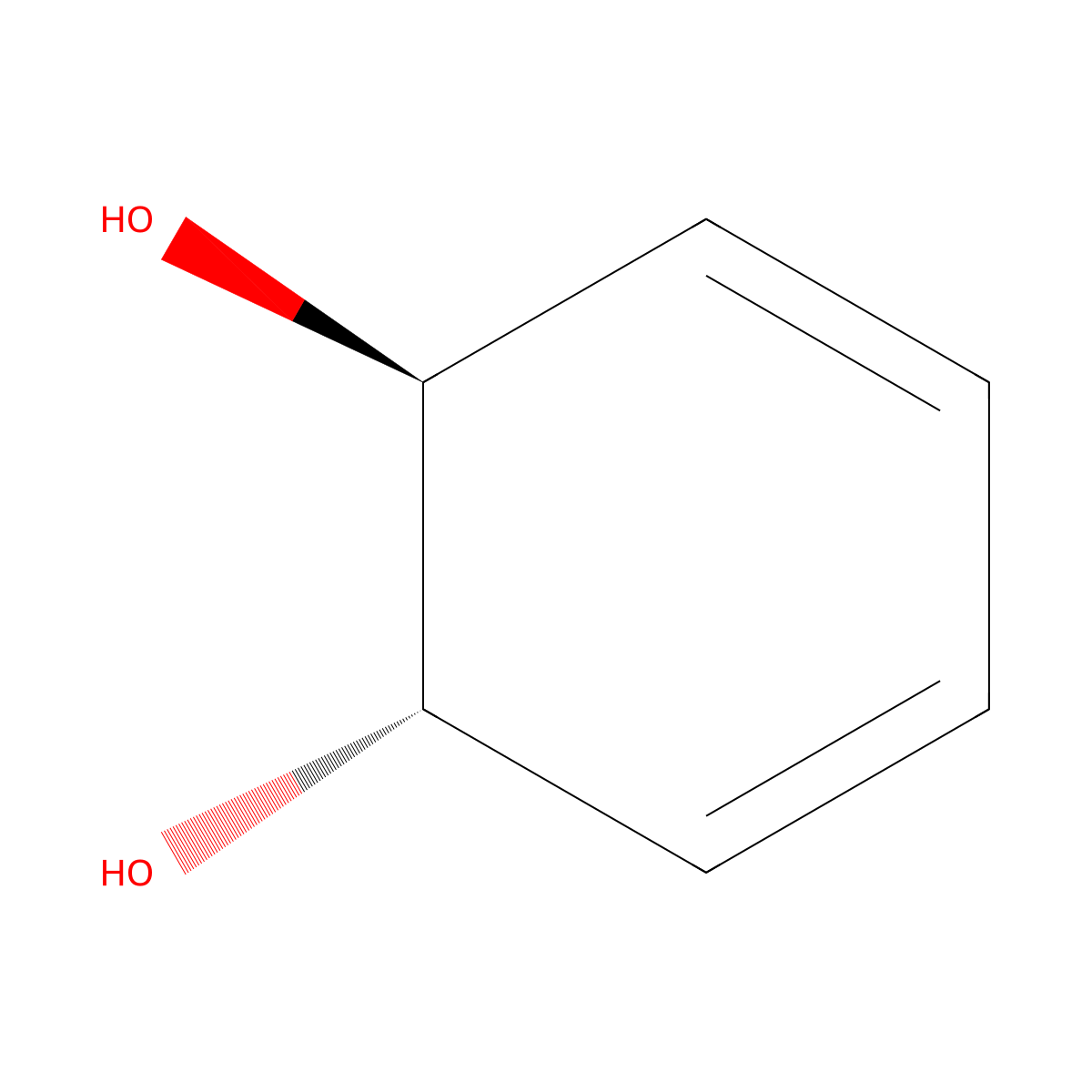 (1S,2S)-cyclohexa-3,5-diene-1,2-diol molecular structure, CAS 103364-68-7
