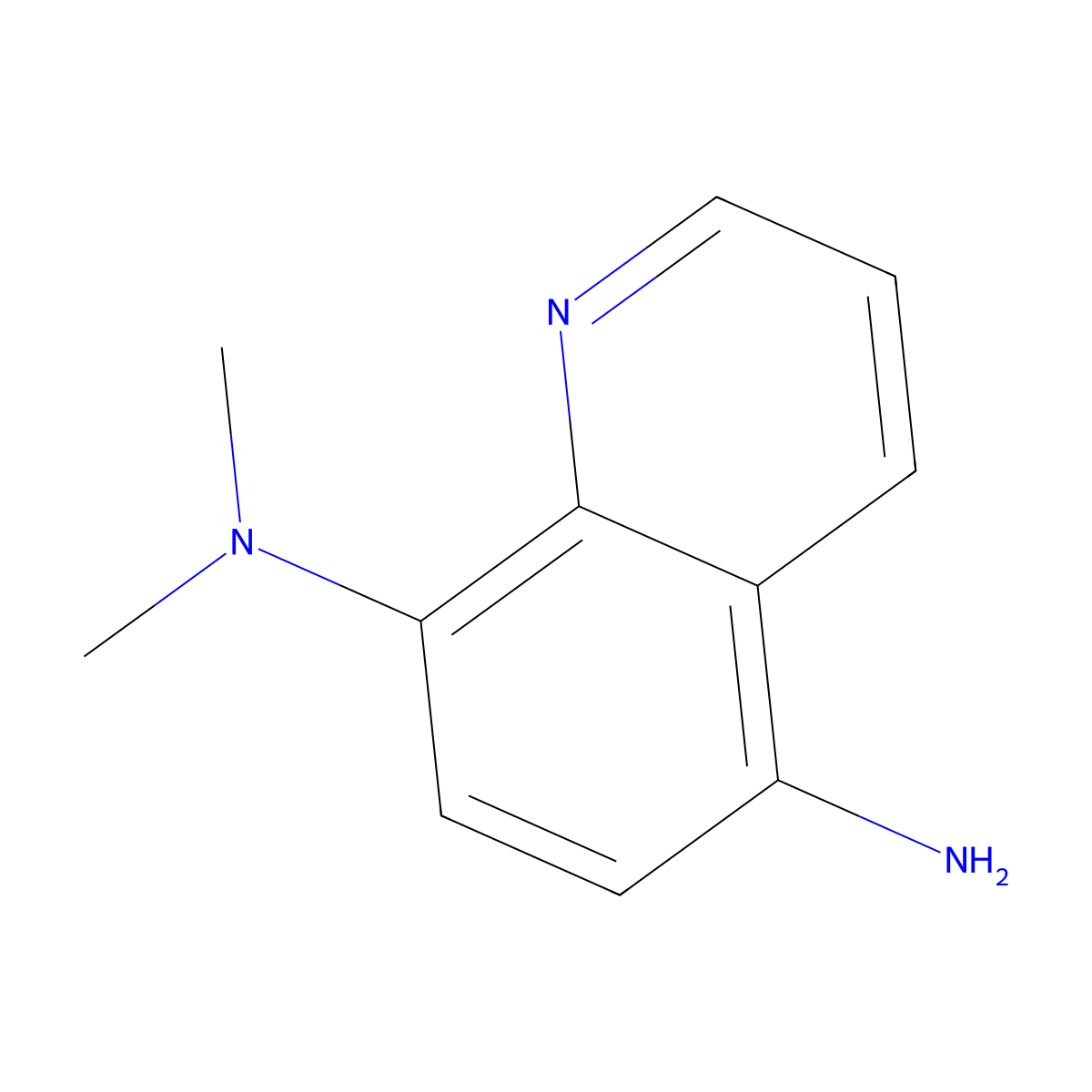 N8,N8-Dimethylquinoline-5,8-diamine molecular structure, CAS 1033693-20-7