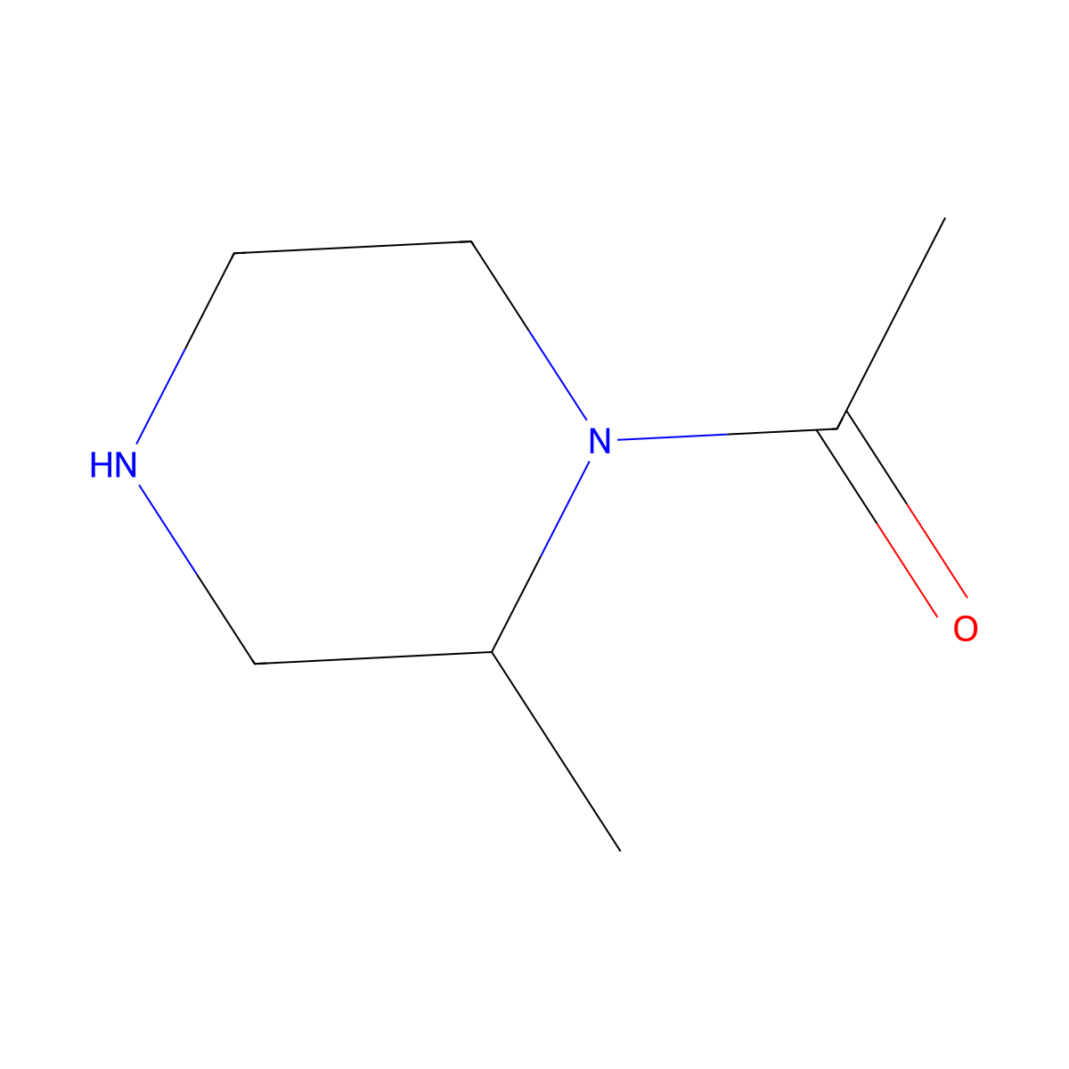 (R)-1-(2-Methylpiperazin-1-YL)ethanone molecular structure, CAS 1033709-36-2