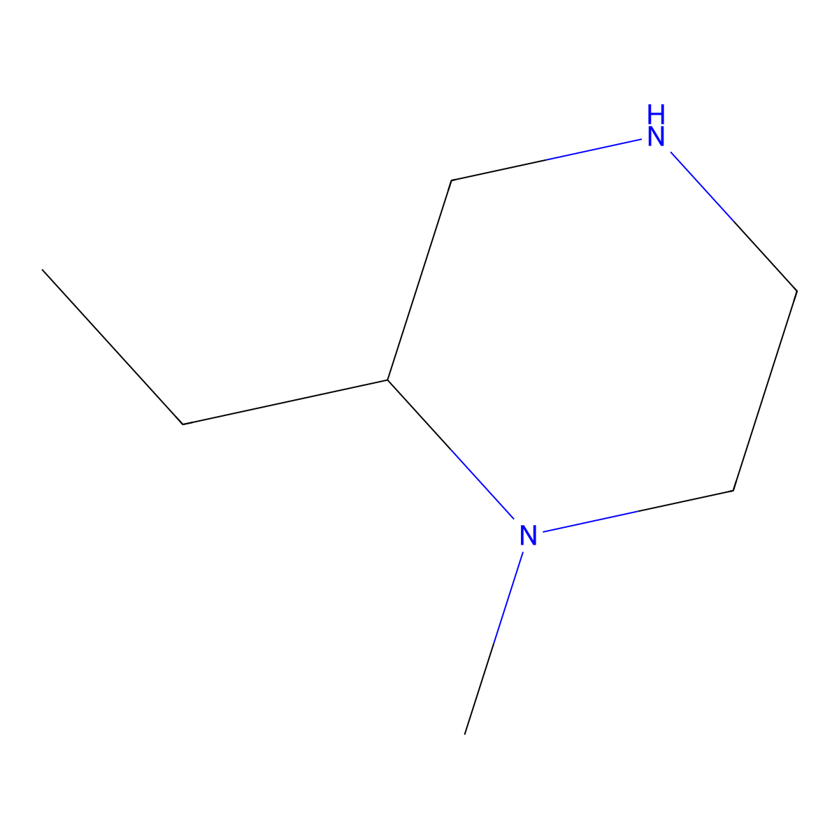 (S)-2-Ethyl-1-methylpiperazine molecular structure, CAS 1033716-76-5