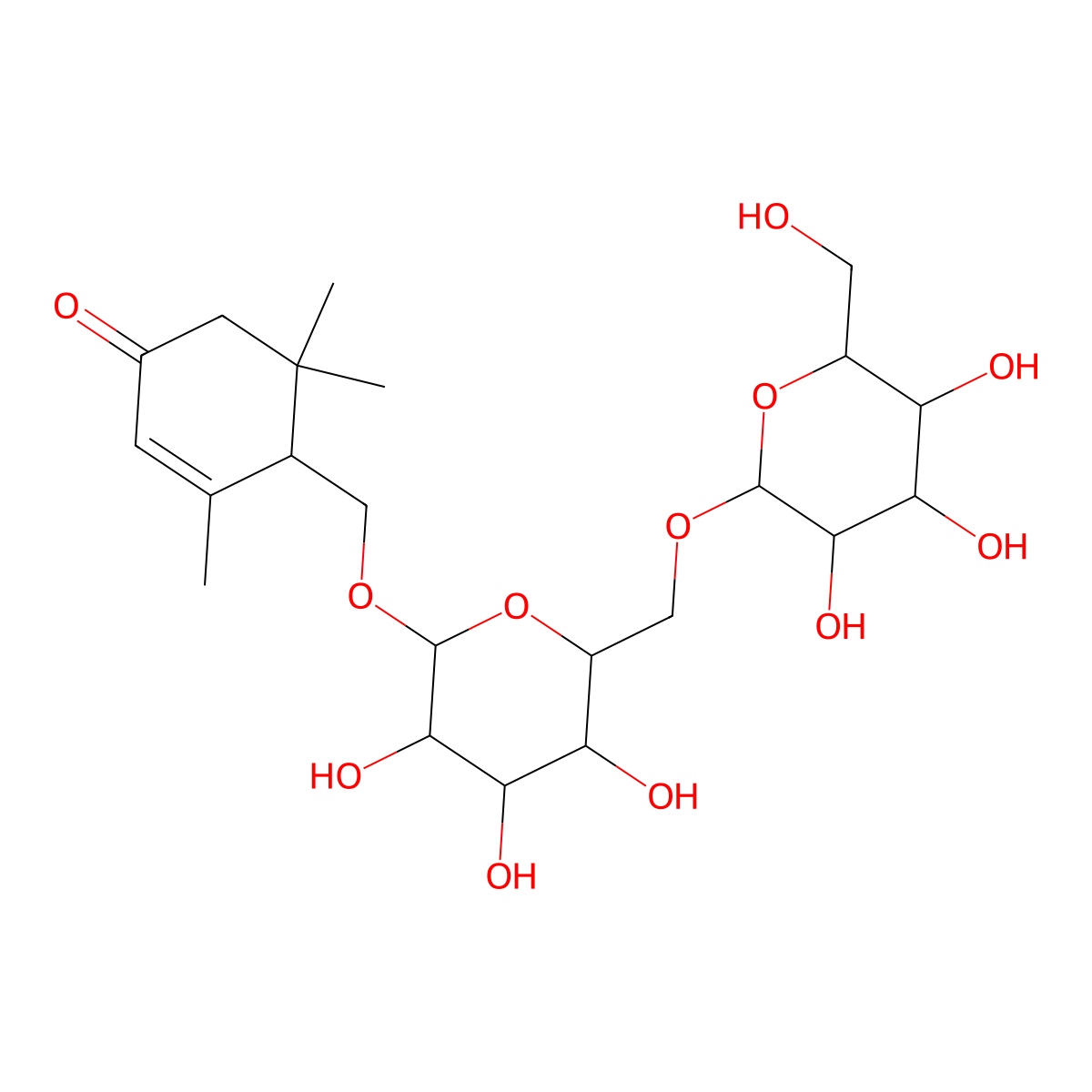Jasminoside H molecular structure, CAS 1033721-36-6