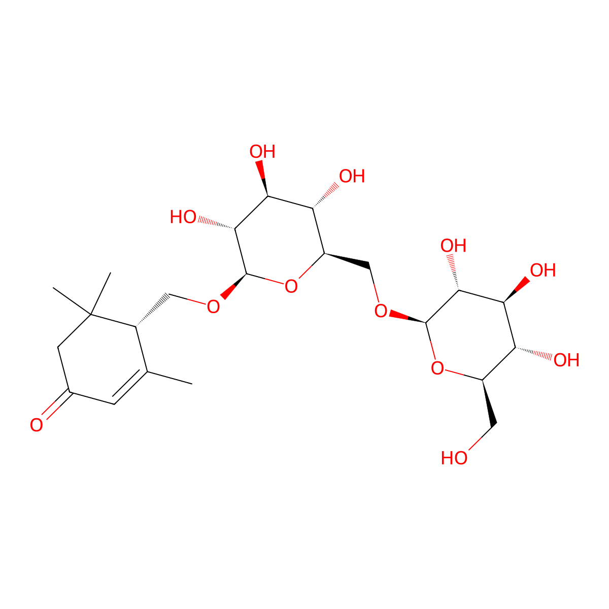 Jasminoside H molecular structure, CAS 1033721-36-6