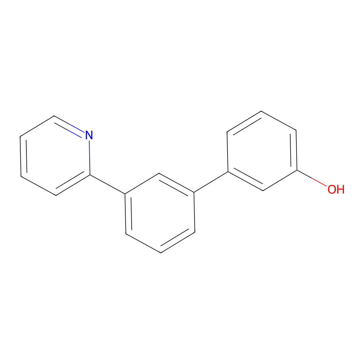3'-(2-Pyridinyl)[1,1'-biphenyl]-3-ol molecular structure, CAS 1033753-03-5