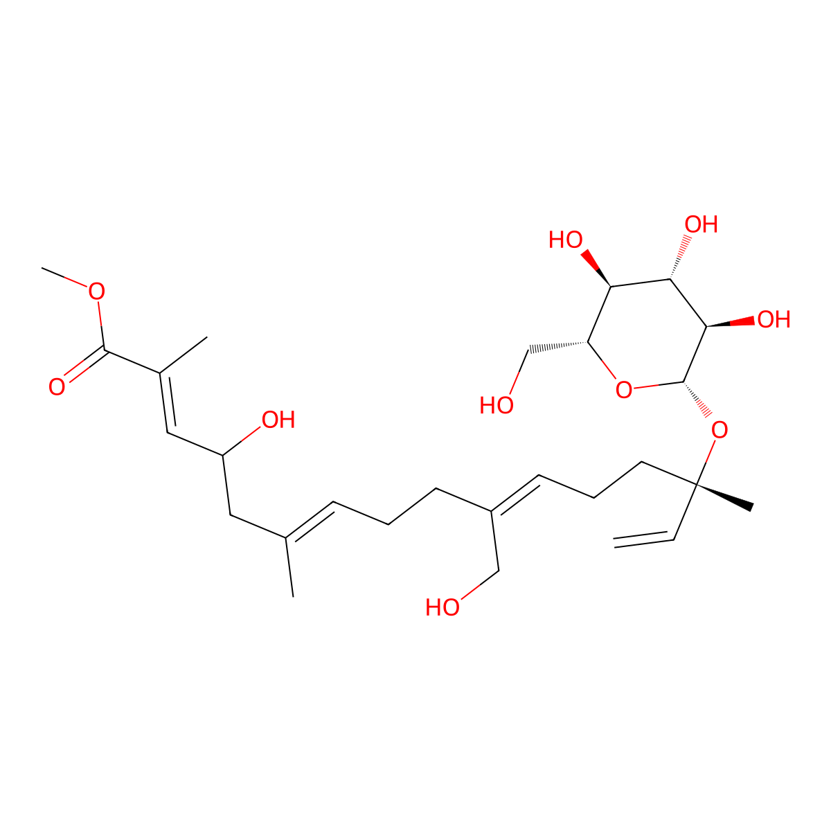 Capsianoside V methyl ester molecular structure, CAS 1033772-78-9