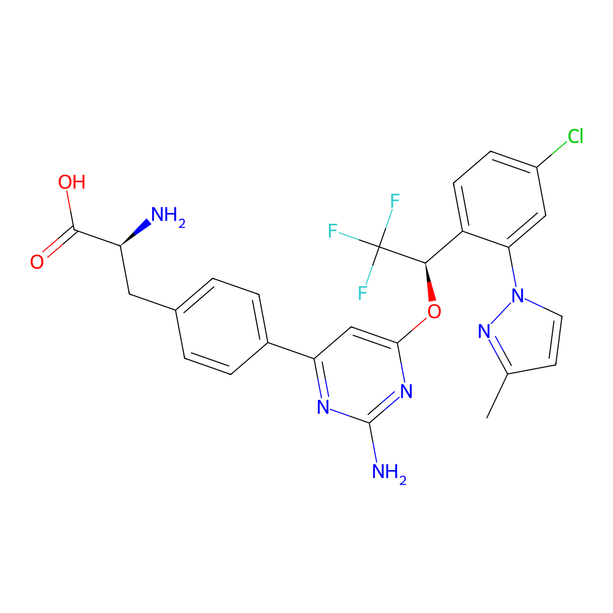 Telotristat molecular structure, CAS 1033805-28-5