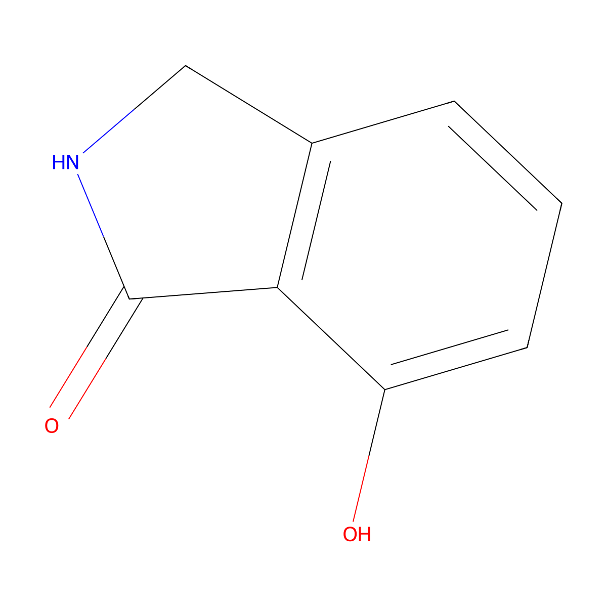 7-Hydroxyisoindolin-1-one molecular structure, CAS 1033809-85-6