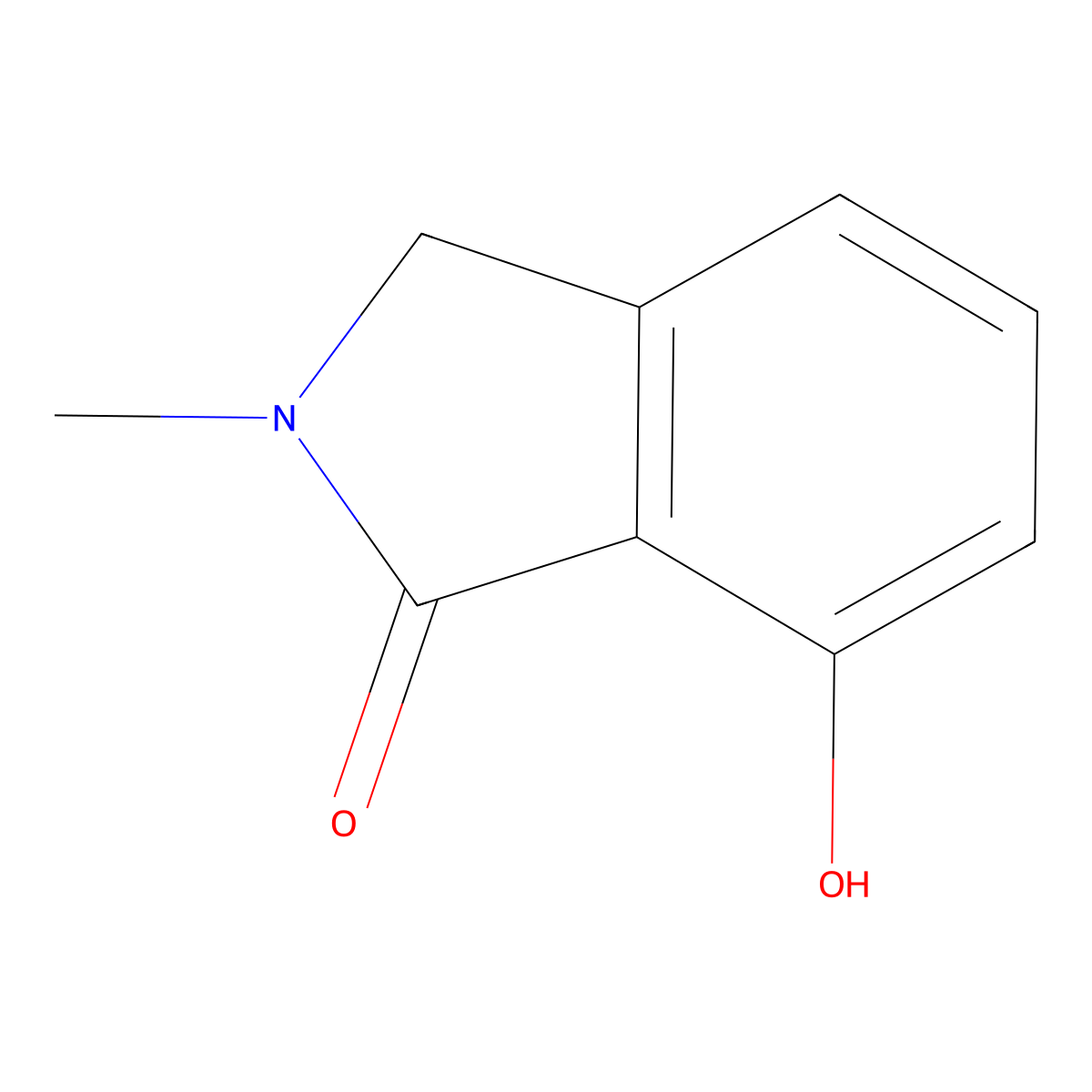 7-hydroxy-2-methyl-2,3-dihydro-1H-isoindol-1-one molecular structure, CAS 1033809-93-6