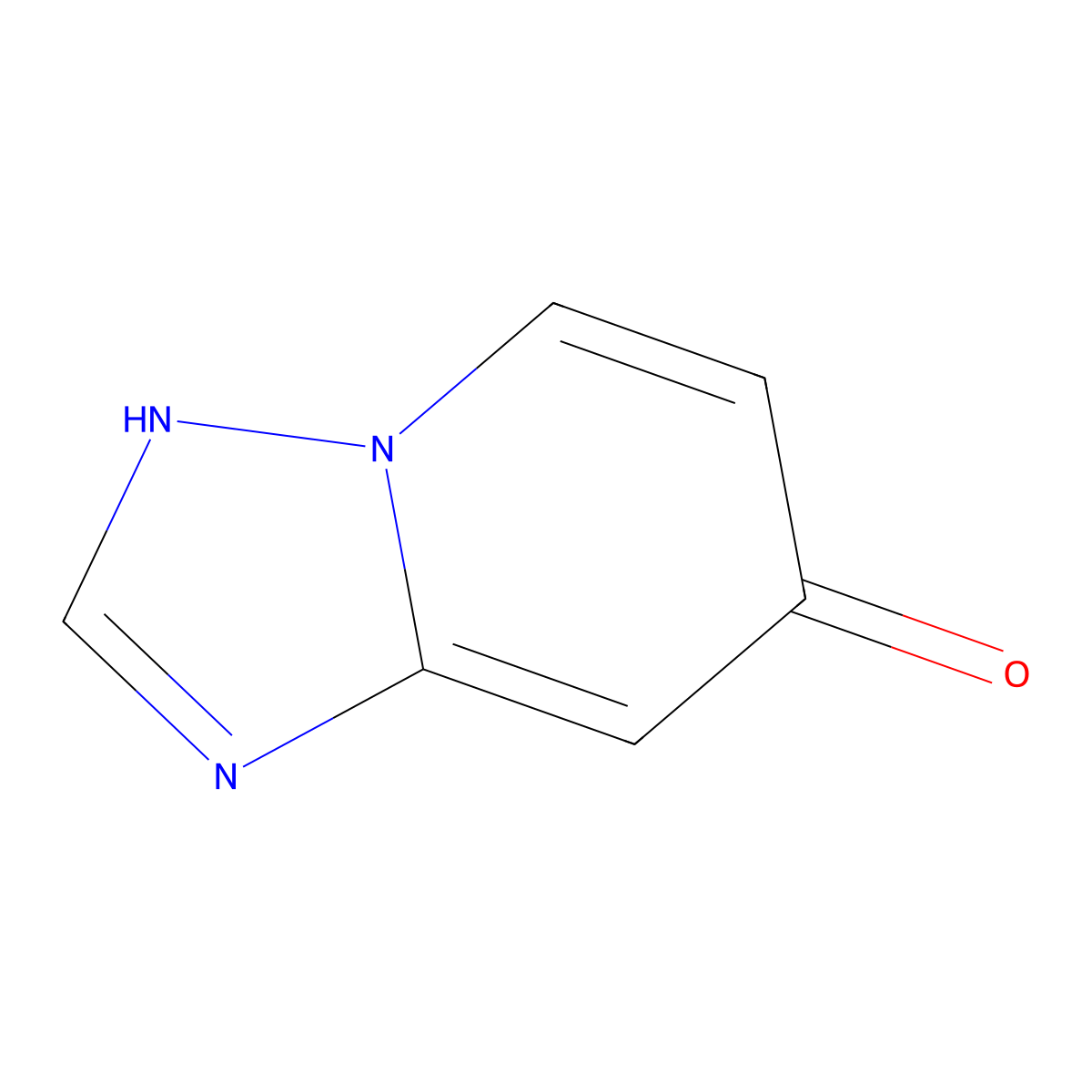 (1,2,4)Triazolo(1,5-a)pyridin-7-ol molecular structure, CAS 1033810-70-6