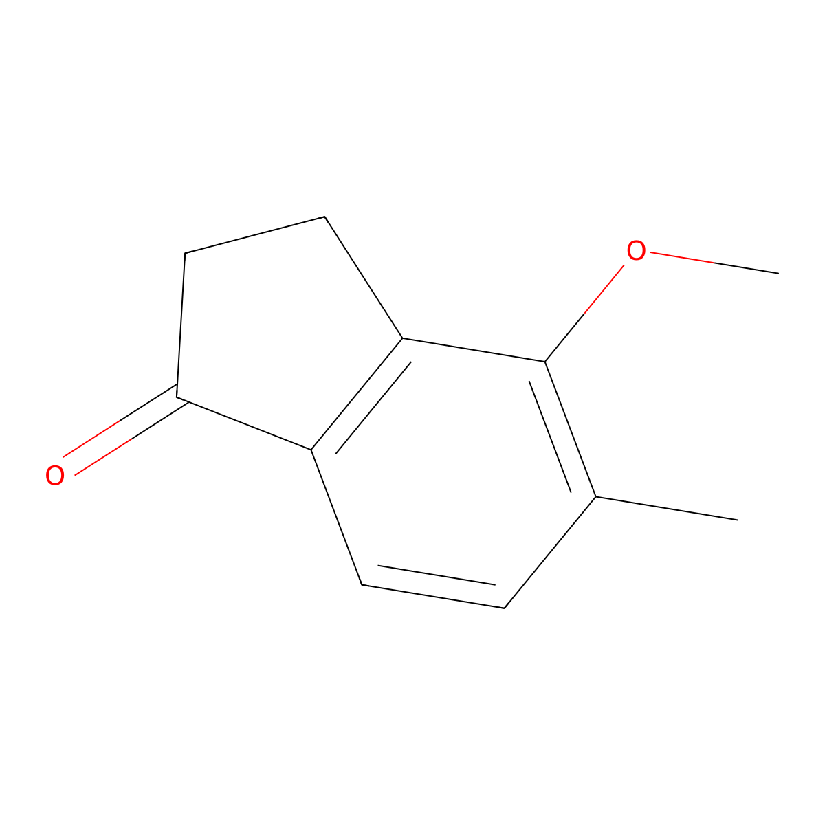 4-Methoxy-5-methyl-indan-1-one molecular structure, CAS 1033811-69-6