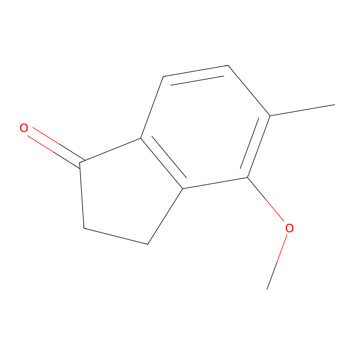 4-Methoxy-5-methyl-indan-1-one molecular structure, CAS 1033811-69-6