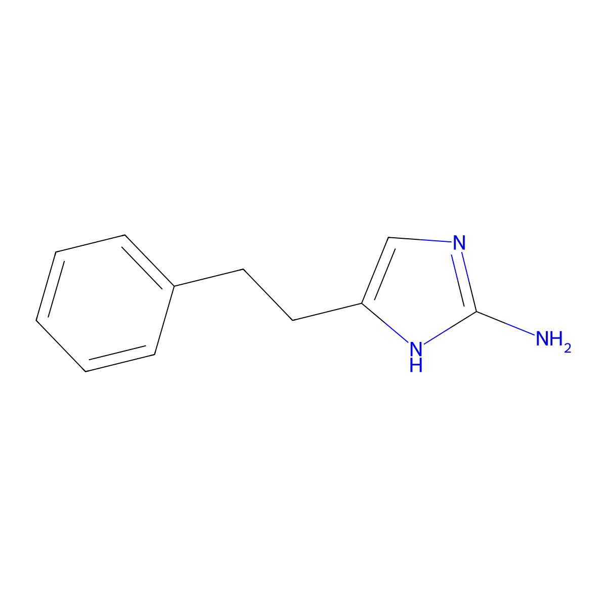 5-Phenethyl-1H-imidazol-2-amine molecular structure, CAS 1033822-52-4
