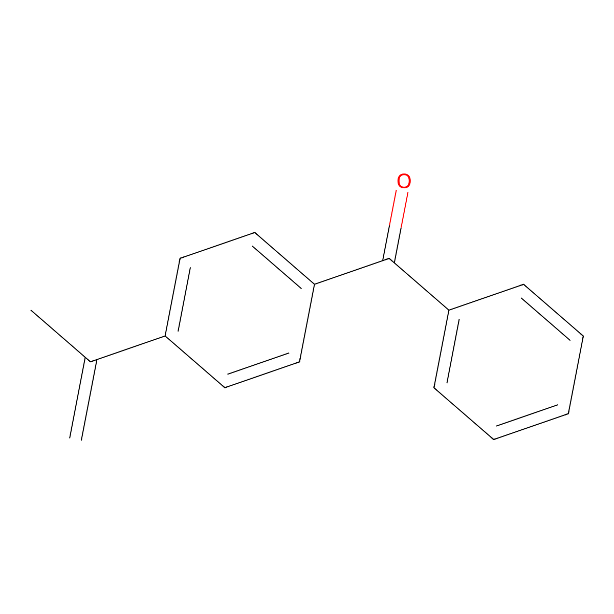 Phenyl[4-(prop-1-en-2-yl)phenyl]methanone molecular structure, CAS 103384-71-0