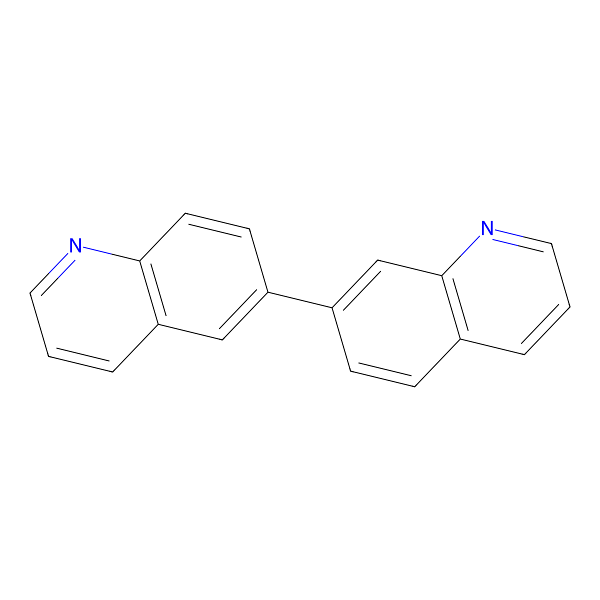 6,7'-Biquinoline molecular structure, CAS 103385-38-2