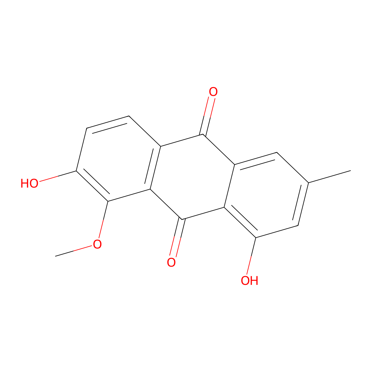 1-O-Methylnataloe-emodin molecular structure, CAS 103392-51-4