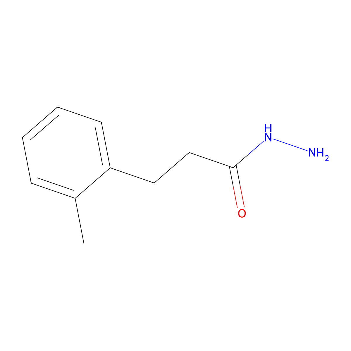 3-o-Tolylpropanehydrazide molecular structure, CAS 103392-81-0