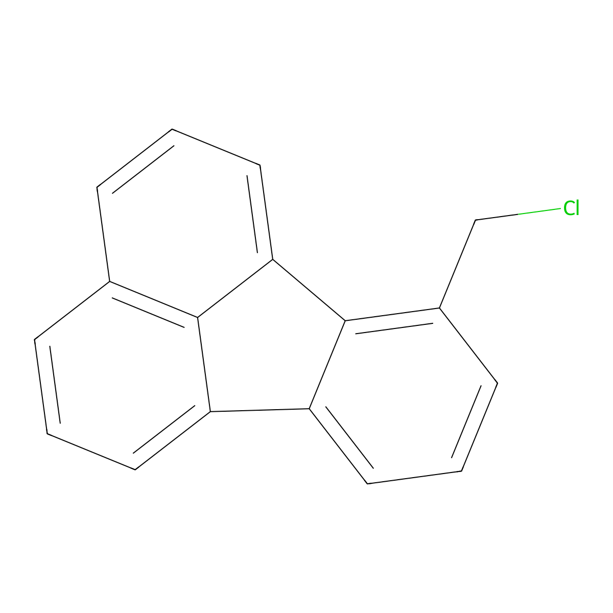 7-Chloromethylfluoranthene molecular structure, CAS 103393-71-1