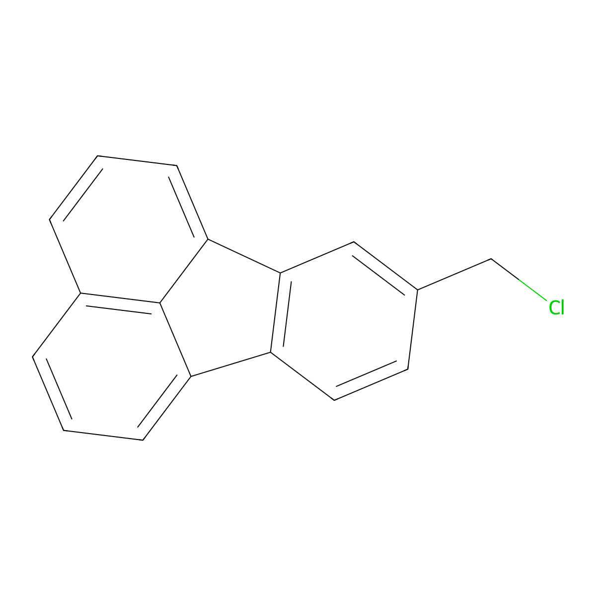 8-Chloromethylfluoranthene molecular structure, CAS 103393-72-2