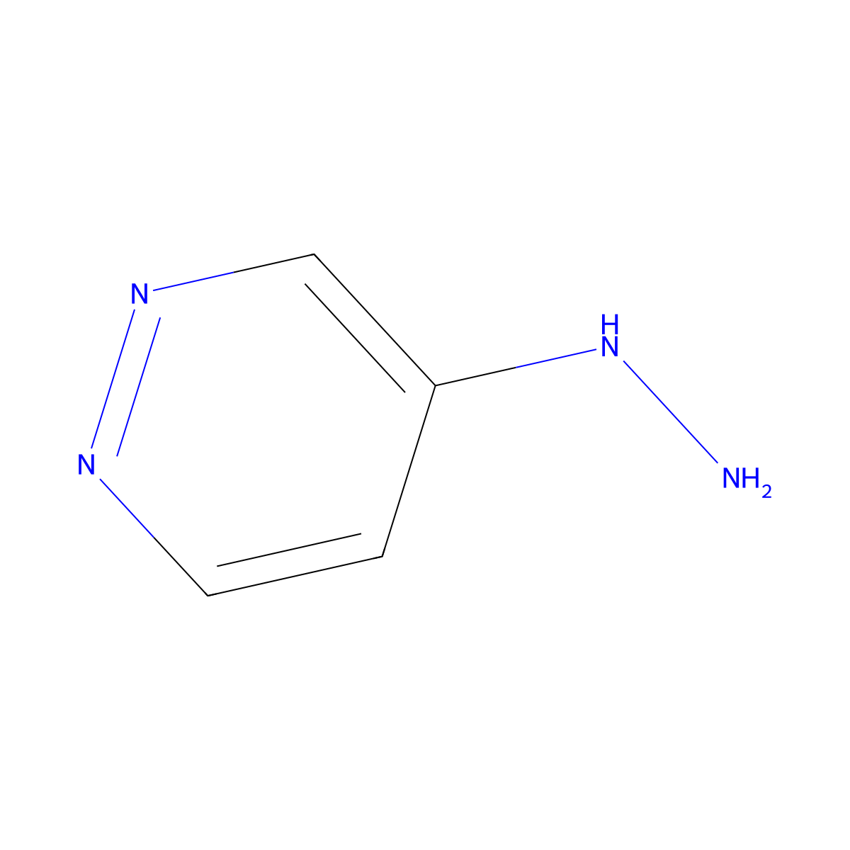 4-Hydrazinylpyridazine molecular structure, CAS 103394-79-2