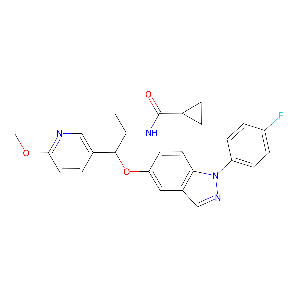 Azd-2906 molecular structure, CAS 1034148-15-6