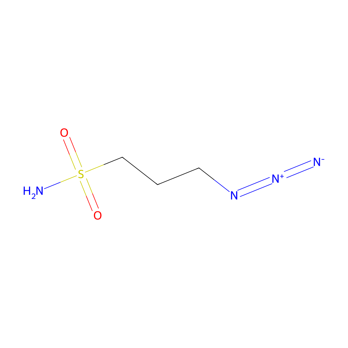 3-Azidopropane-1-sulfonamide molecular structure, CAS 1034192-12-5