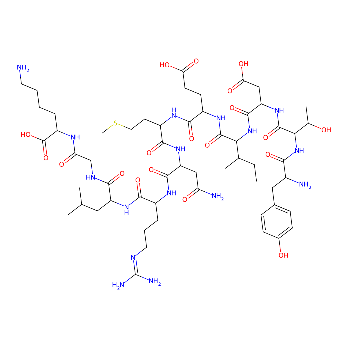 VSV-G tag Peptide molecular structure, CAS 103425-05-4