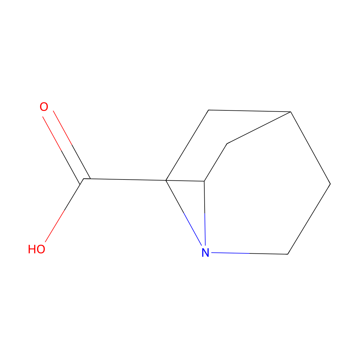 (2S)-1-Azabicyclo[2.2.2]octane-2-carboxylic acid molecular structure, CAS 10344-62-4