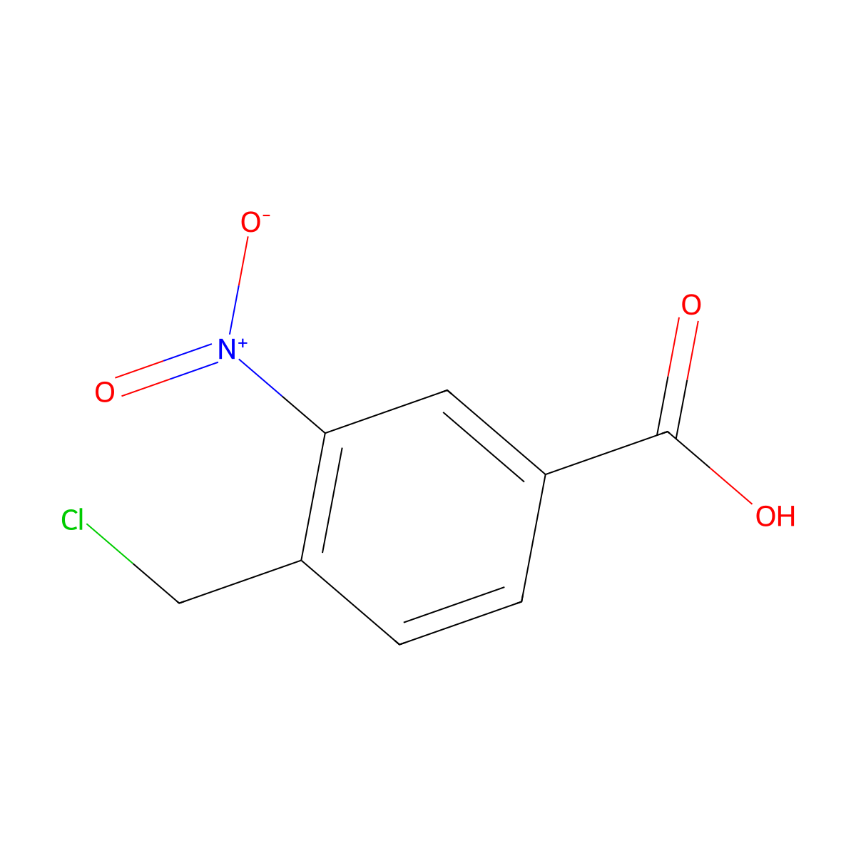 4-(Chloromethyl)-3-nitrobenzoic acid molecular structure, CAS 103440-03-5