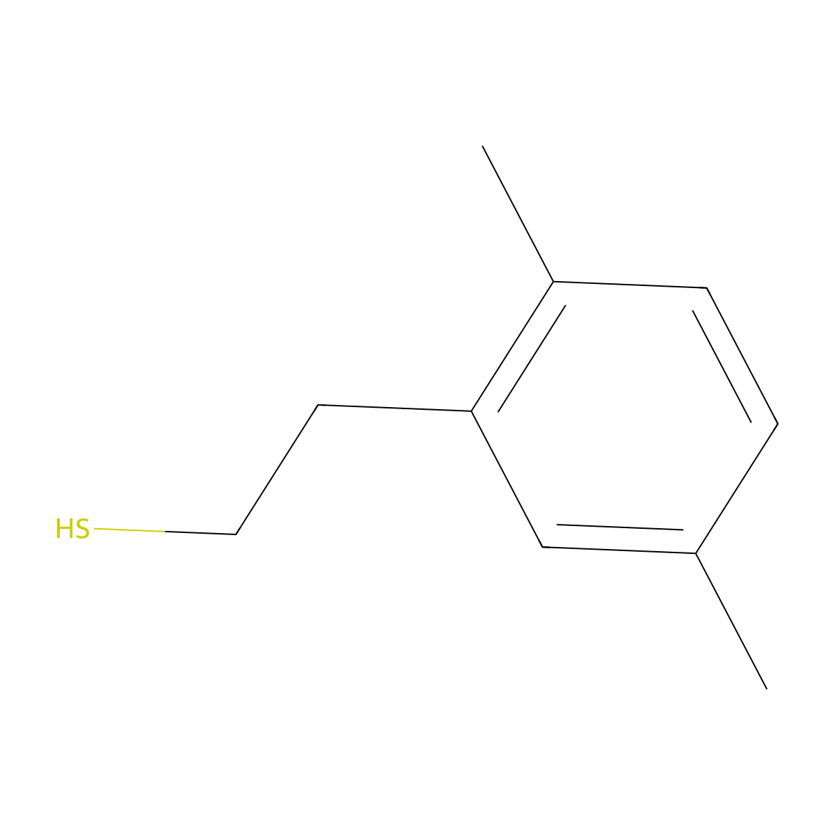 2-(2,5-Dimethylphenyl)ethanethiol molecular structure, CAS 103440-41-1