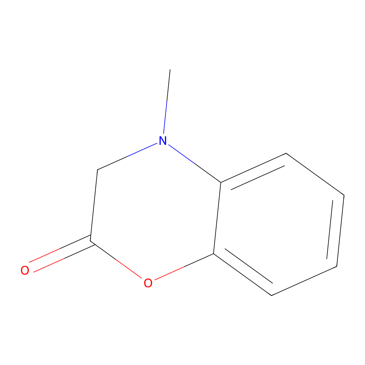 4-Methyl-3,4-dihydro-benzo[1,4]oxazin-2-one molecular structure, CAS 103440-73-9