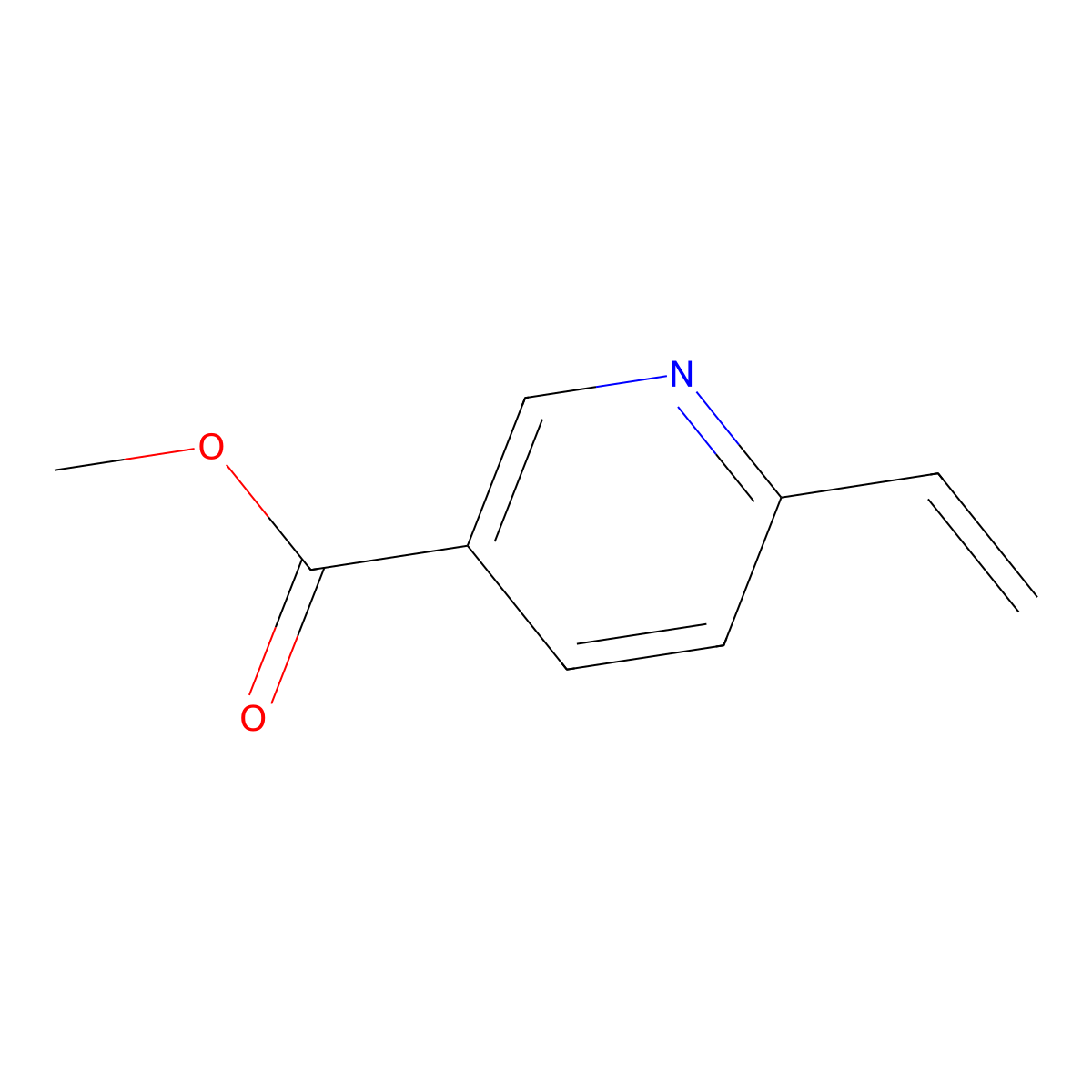 Methyl 6-vinylnicotinate molecular structure, CAS 103440-76-2