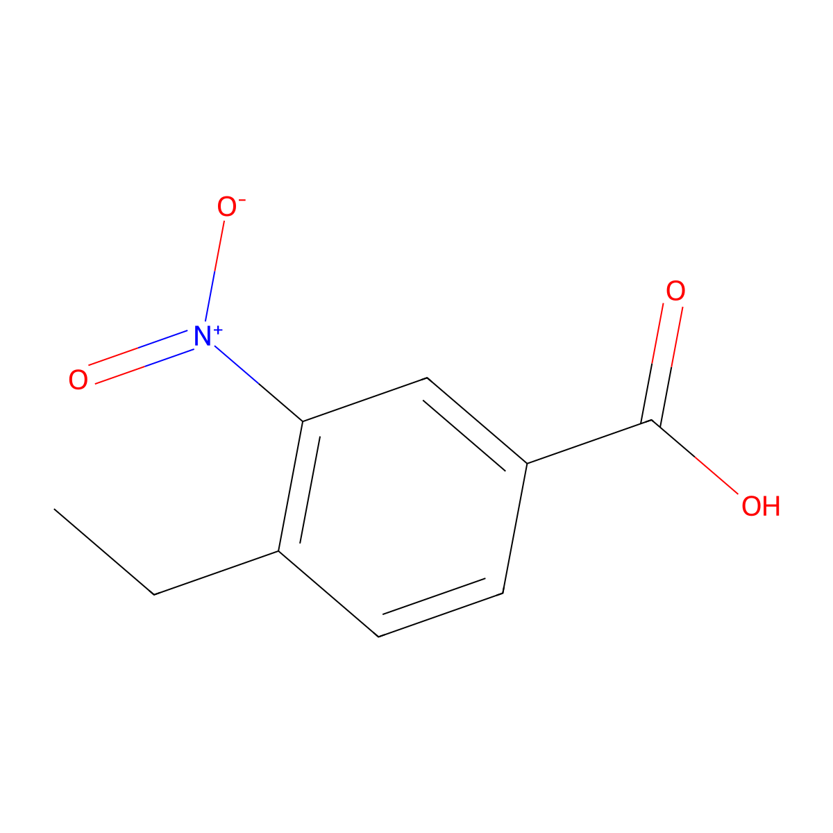 4-Ethyl-3-nitrobenzoic acid molecular structure, CAS 103440-95-5
