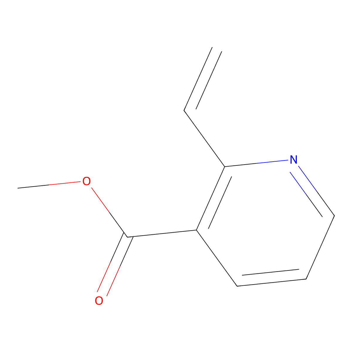 Methyl 2-vinylnicotinate molecular structure, CAS 103441-72-1