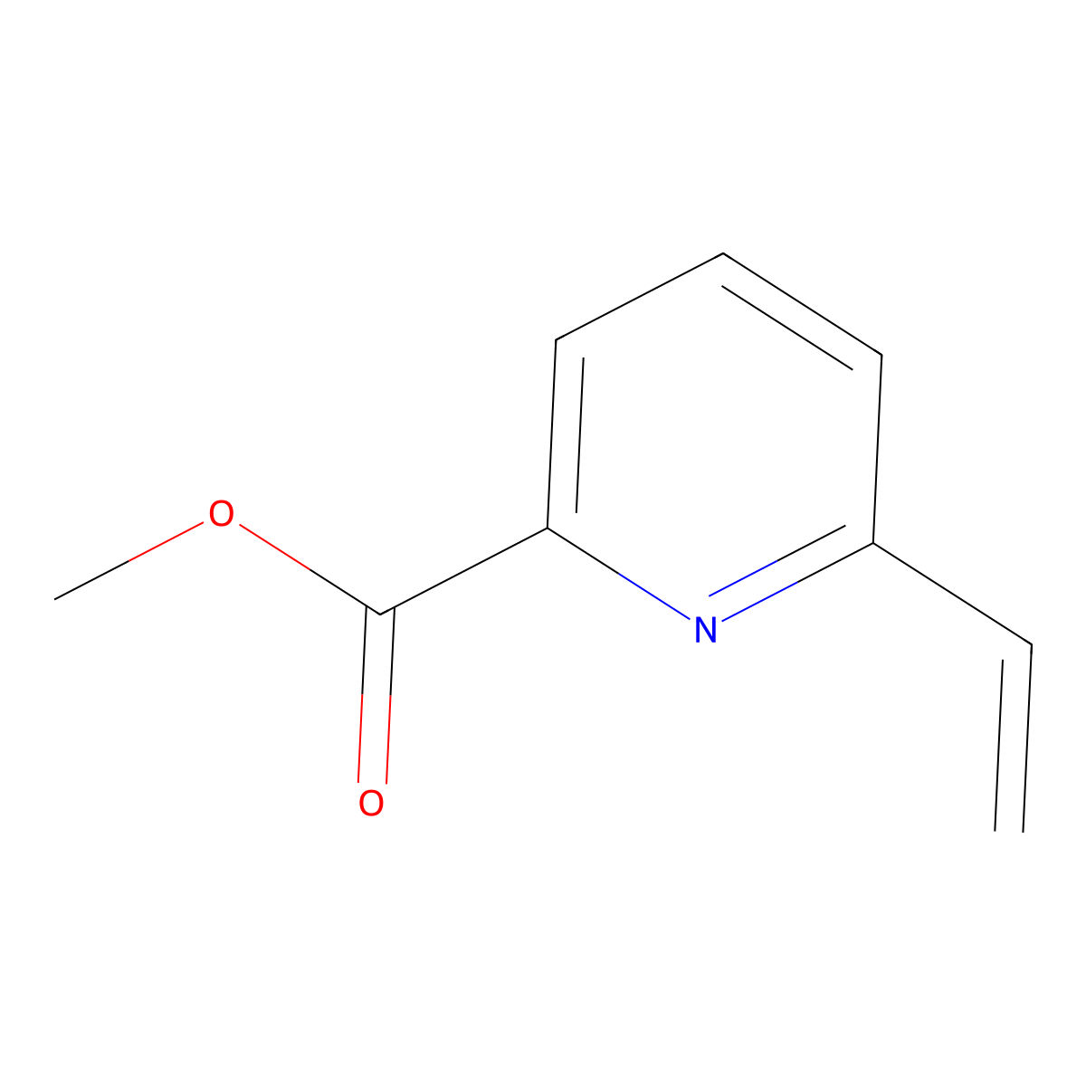Methyl 6-ethenylpyridine-2-carboxylate molecular structure, CAS 103441-73-2