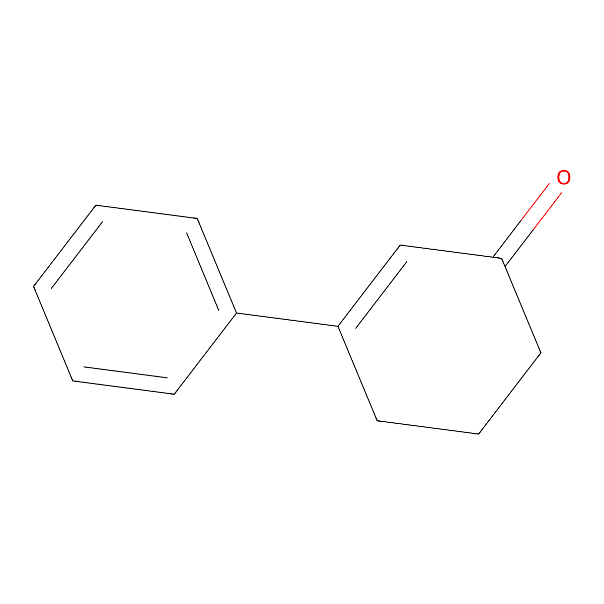 2-Cyclohexen-1-one, 3-phenyl- molecular structure, CAS 10345-87-6