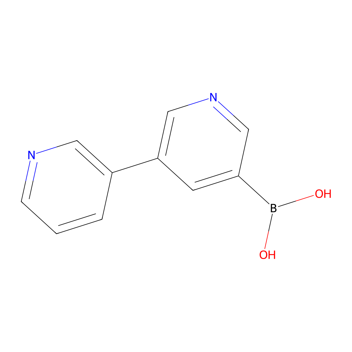 (3,3'-Bipyridin)-5-ylboronic acid molecular structure, CAS 1034541-67-7