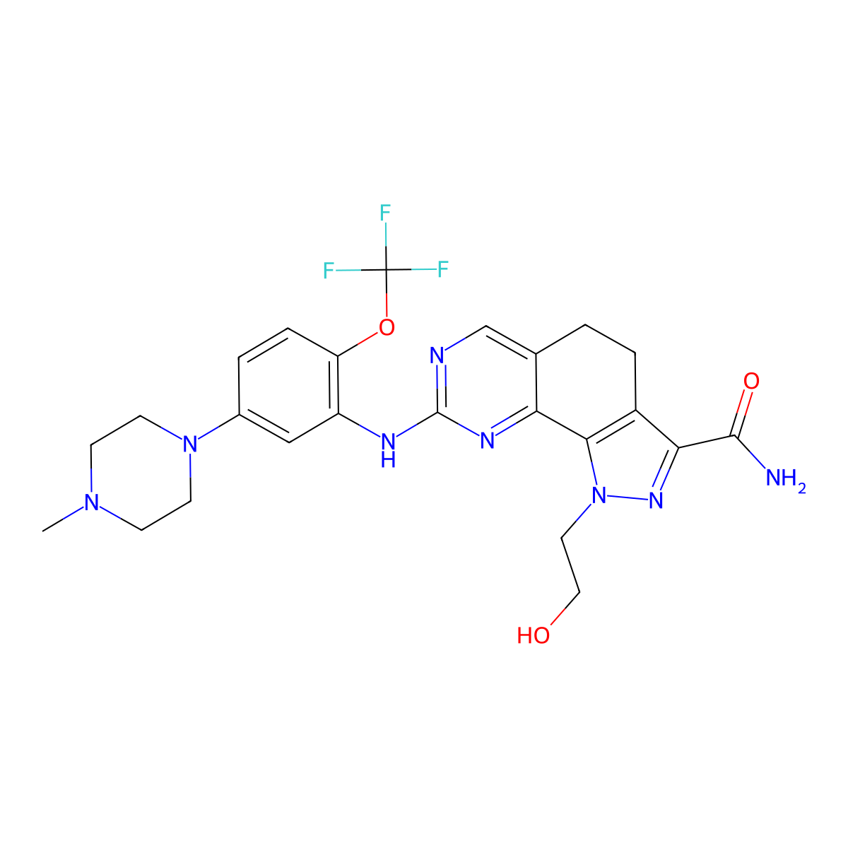 Onvansertib molecular structure, CAS 1034616-18-6