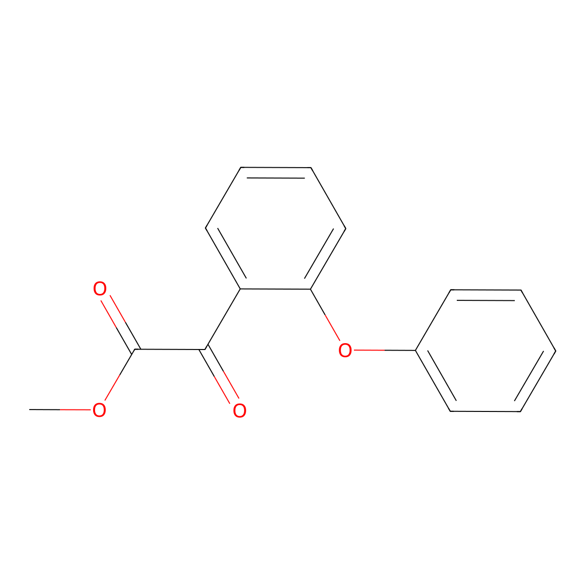 Methyl 2-phenoxybenzoylformate molecular structure, CAS 103474-01-7