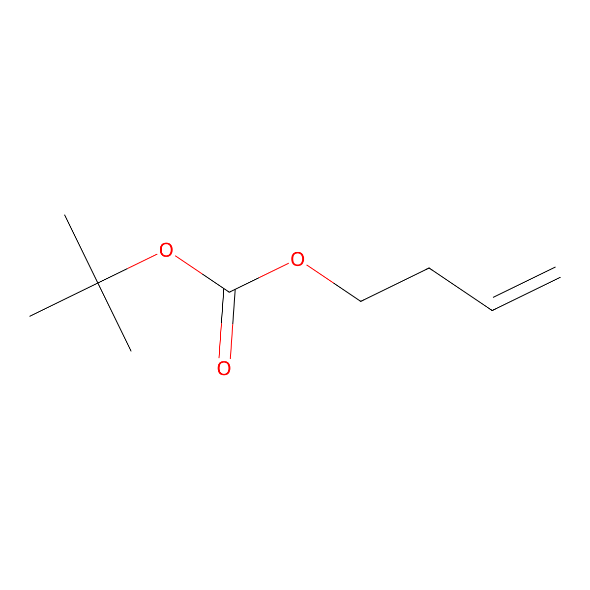 But-3-en-1-yl tert-butyl carbonate molecular structure, CAS 1034772-75-2