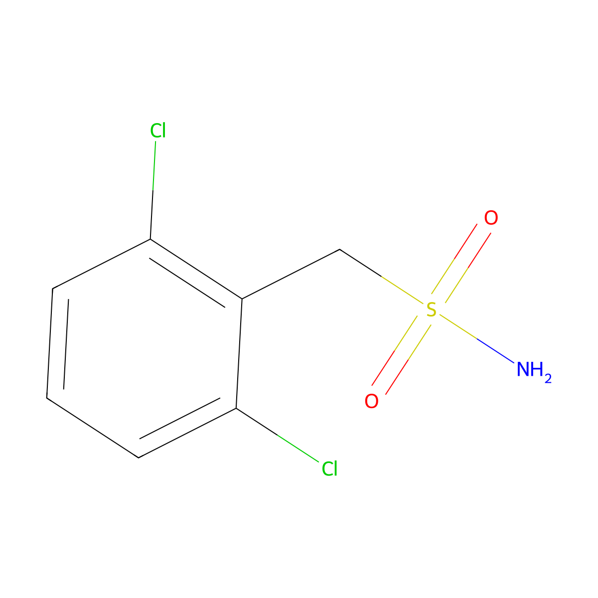 (2,6-Dichlorophenyl)methanesulfonamide molecular structure, CAS 103482-25-3