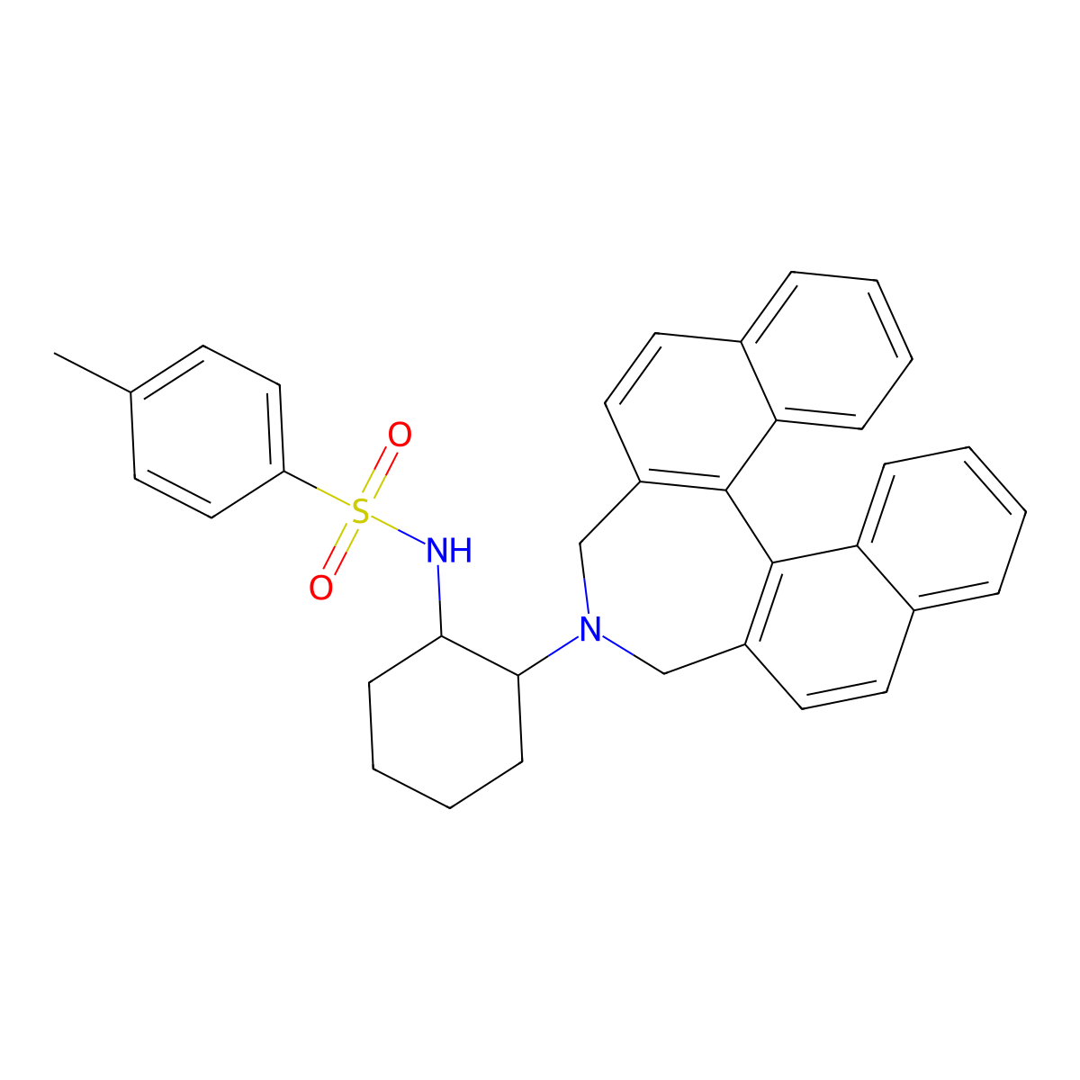 N-[(1R,2R)-2-[(11bR)-3,5-Dihydro-4H-dinaphth[2,1-c:1',2'-e]azepin-4-yl]cyclohexyl]-4-methylbenzenesulfonamide molecular structure, CAS 1034835-90-9