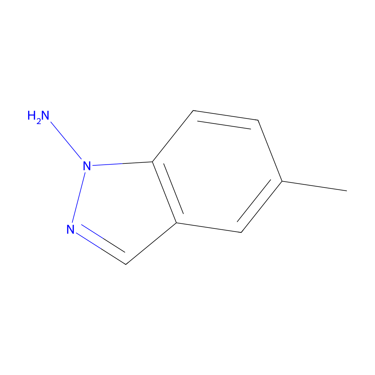 5-Methyl-1H-indazol-1-amine molecular structure, CAS 1034874-66-2