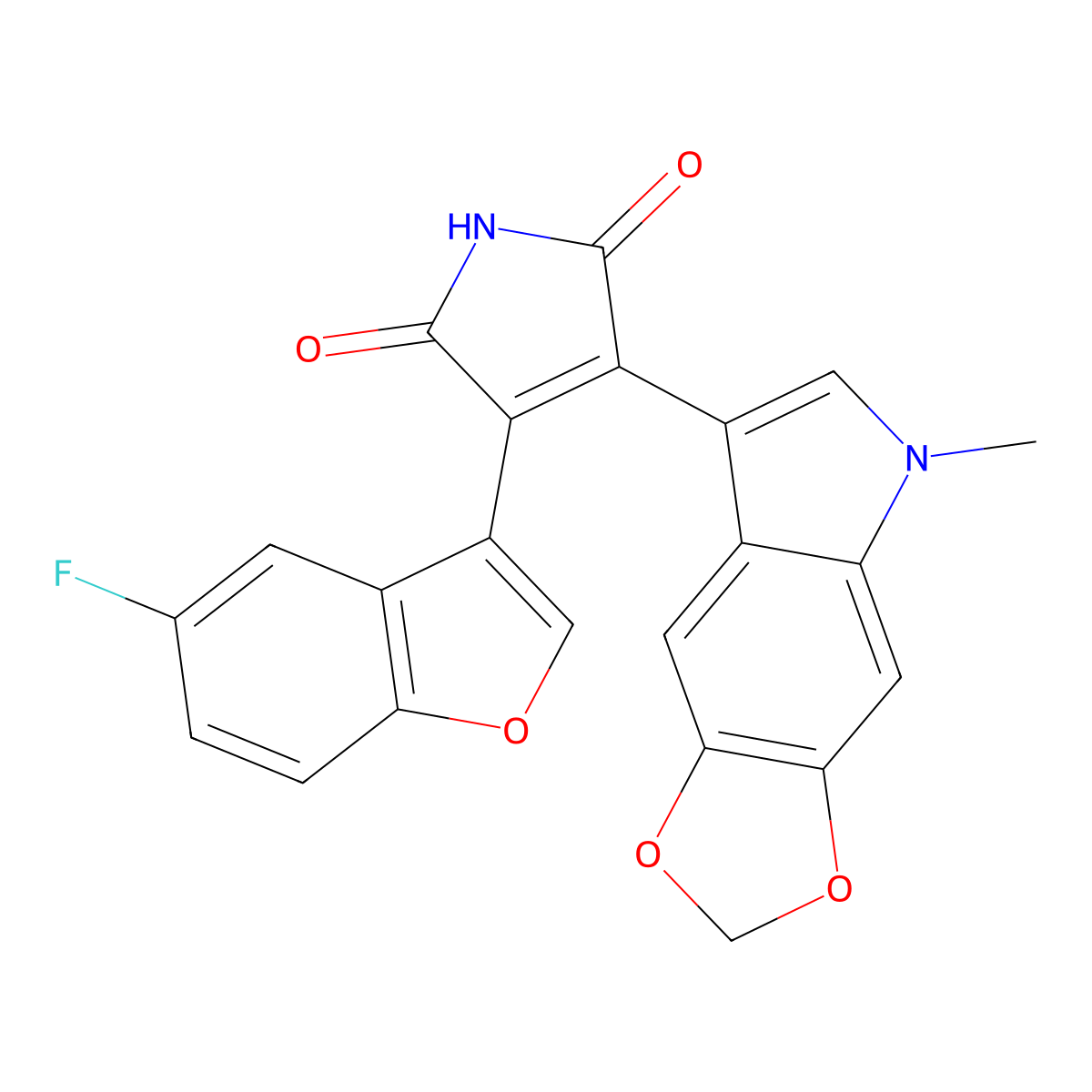Elraglusib molecular structure, CAS 1034895-42-5