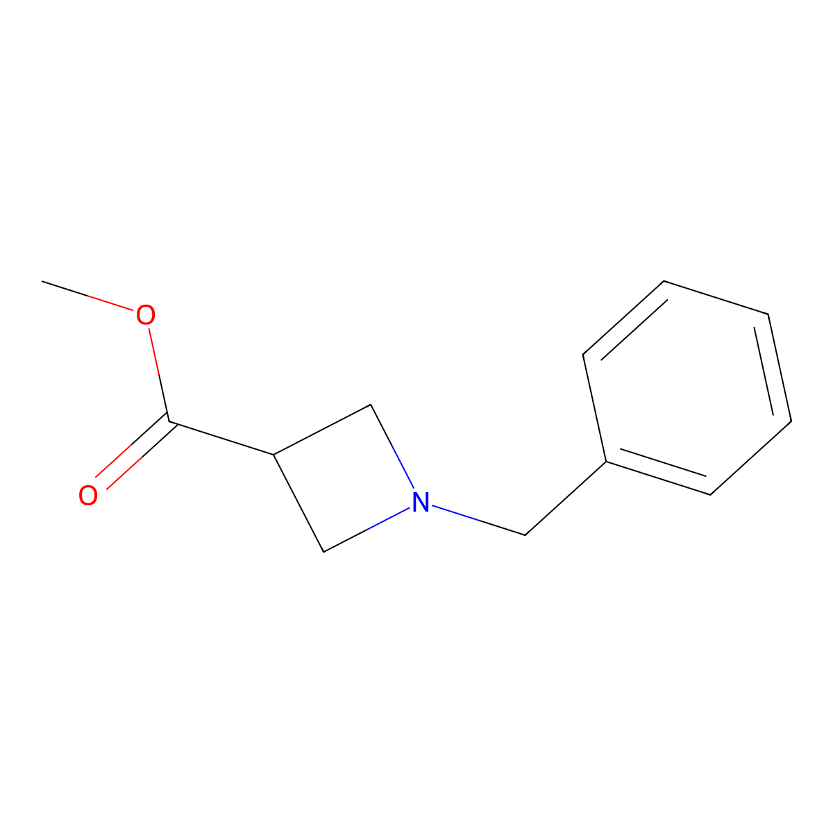Methyl 1-benzylazetidine-3-carboxylate molecular structure, CAS 103491-29-8