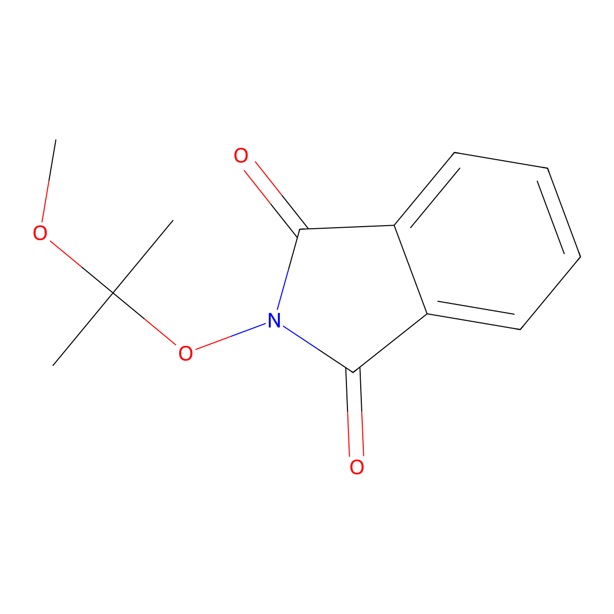 2-(1-Methoxy-1-methylethoxy)-1H-isoindole-1,3(2H)-dione molecular structure, CAS 103491-32-3
